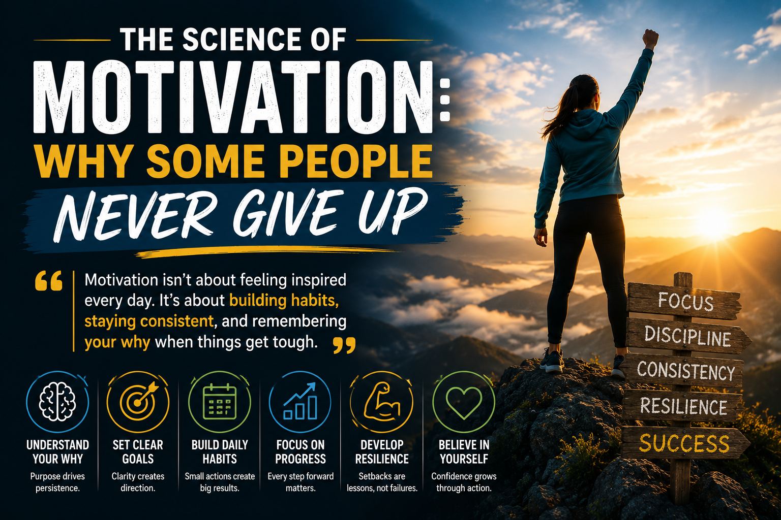 The Science of Motivation: Why Some People Never Give Up