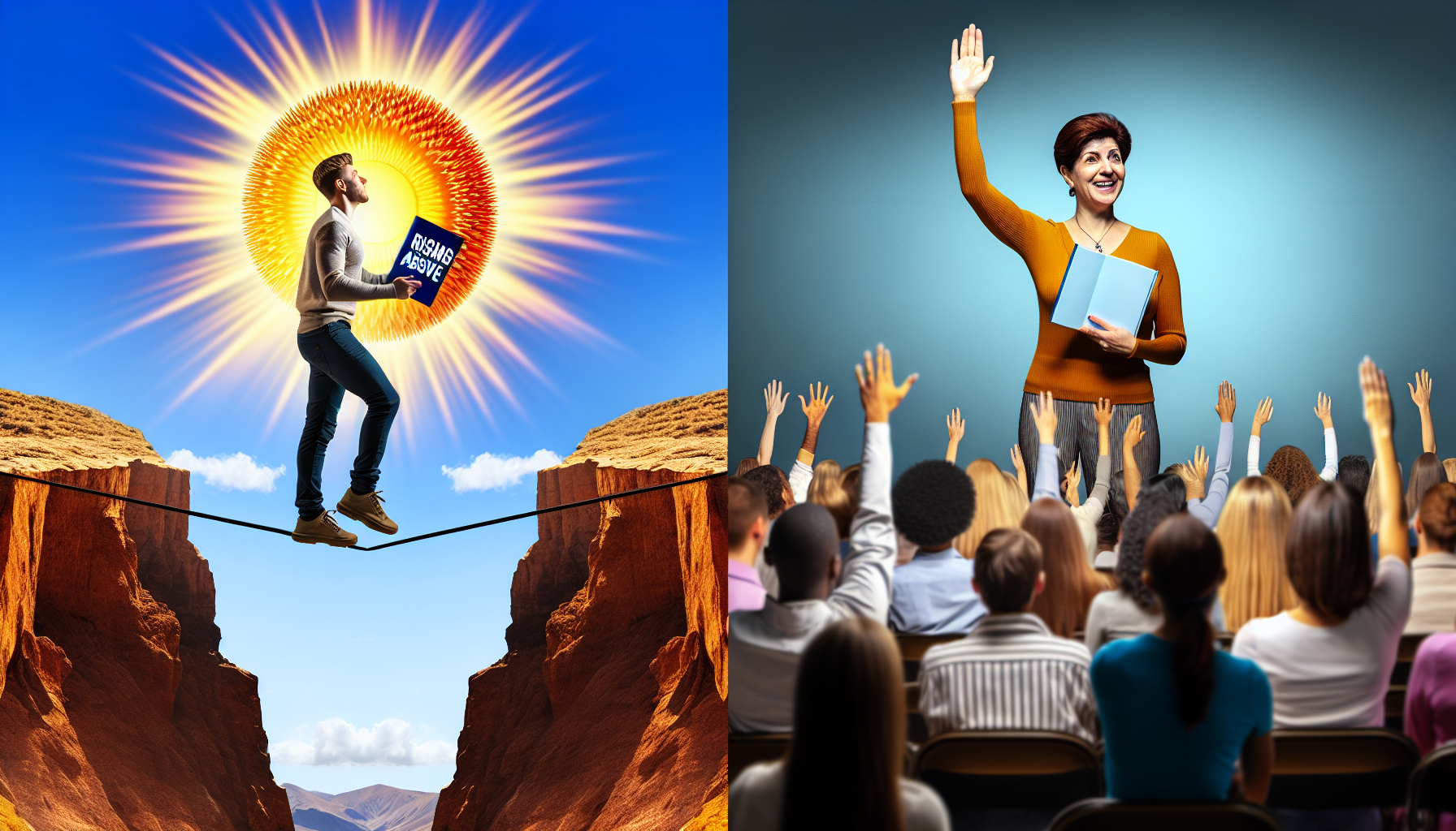 "Rising Above: Strategies for Maintaining a Positive Mindset During Tough Times"